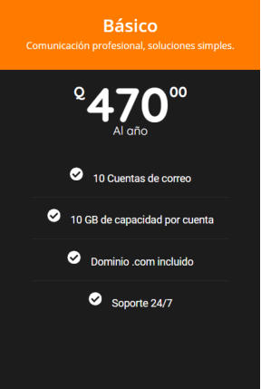Correo Plan Básico