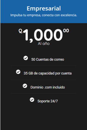 Correo Plan Empresarial